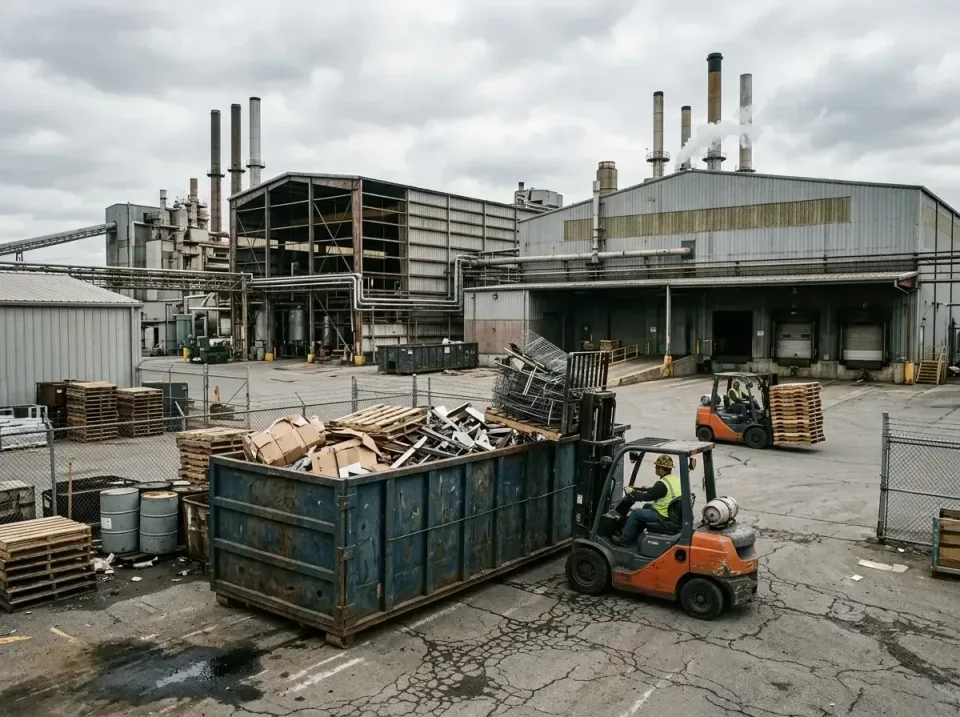 industrial-factory-scrap-conta-003 — frequently asked questions, Cheap Roll-off Dumpster Rentals in Champaign, IL